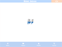 Tablet Screenshot of beingindian.com